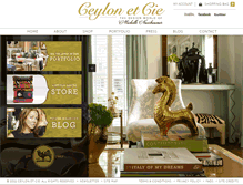 Tablet Screenshot of ceylonetcie.com